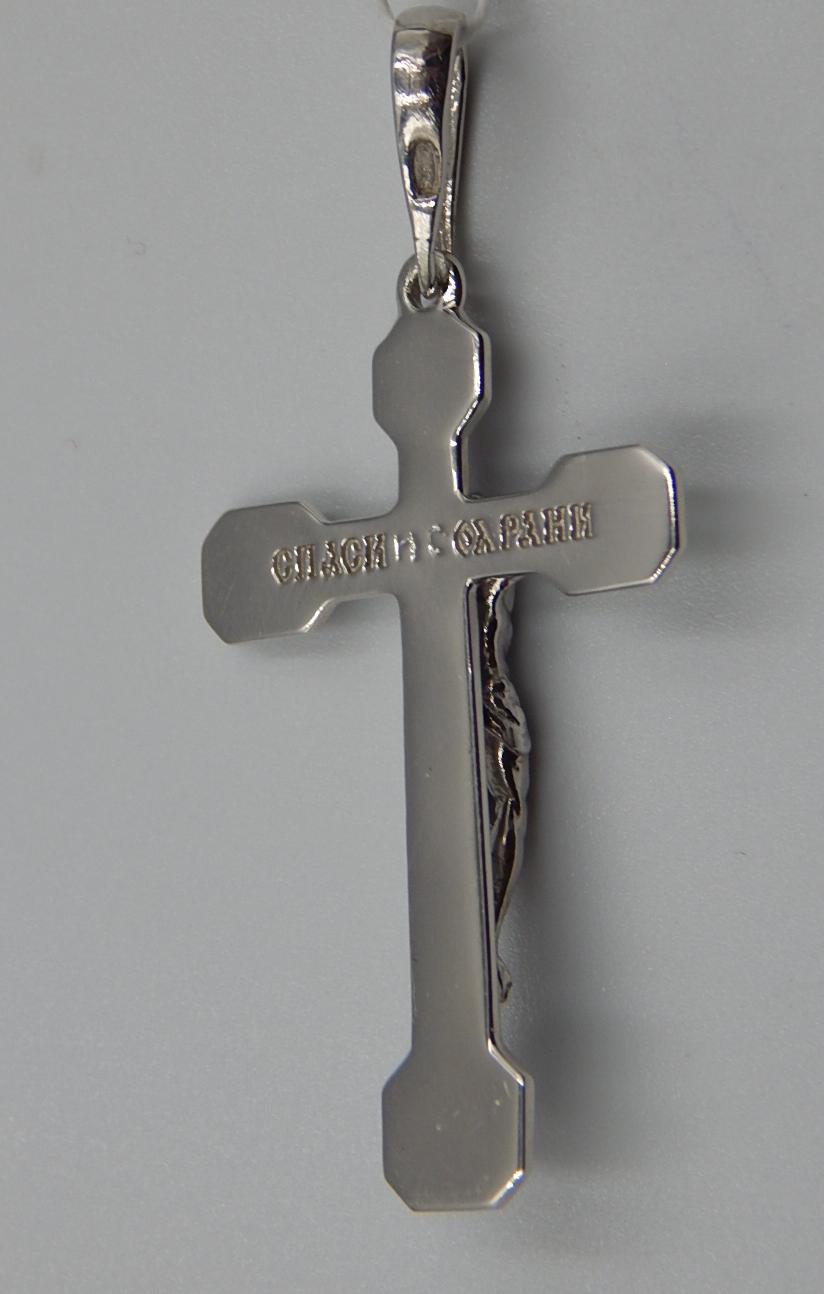 Срібний підвіс-хрест (32250830) 2