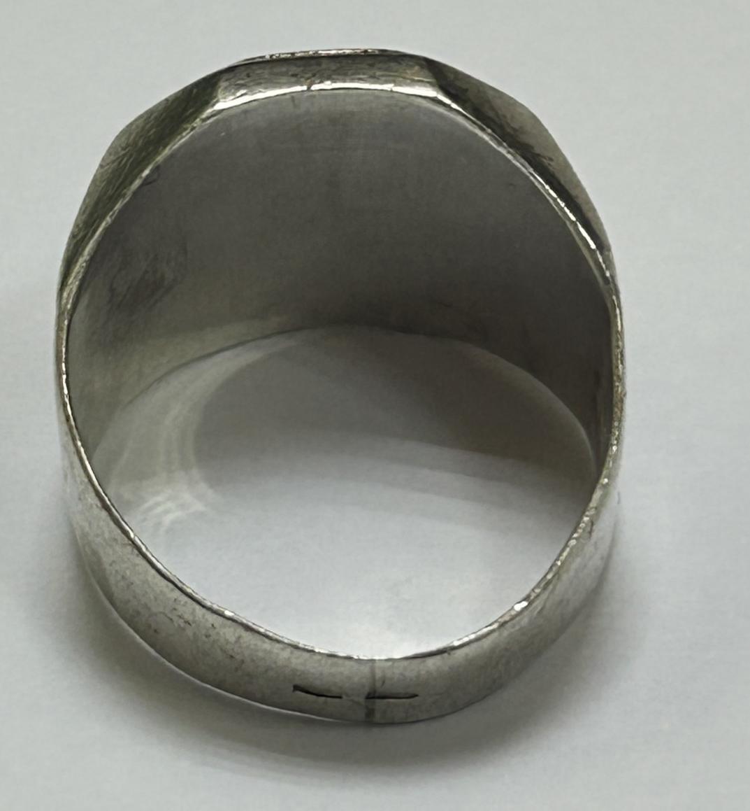 Срібний перстень з емаллю (33694919)  5