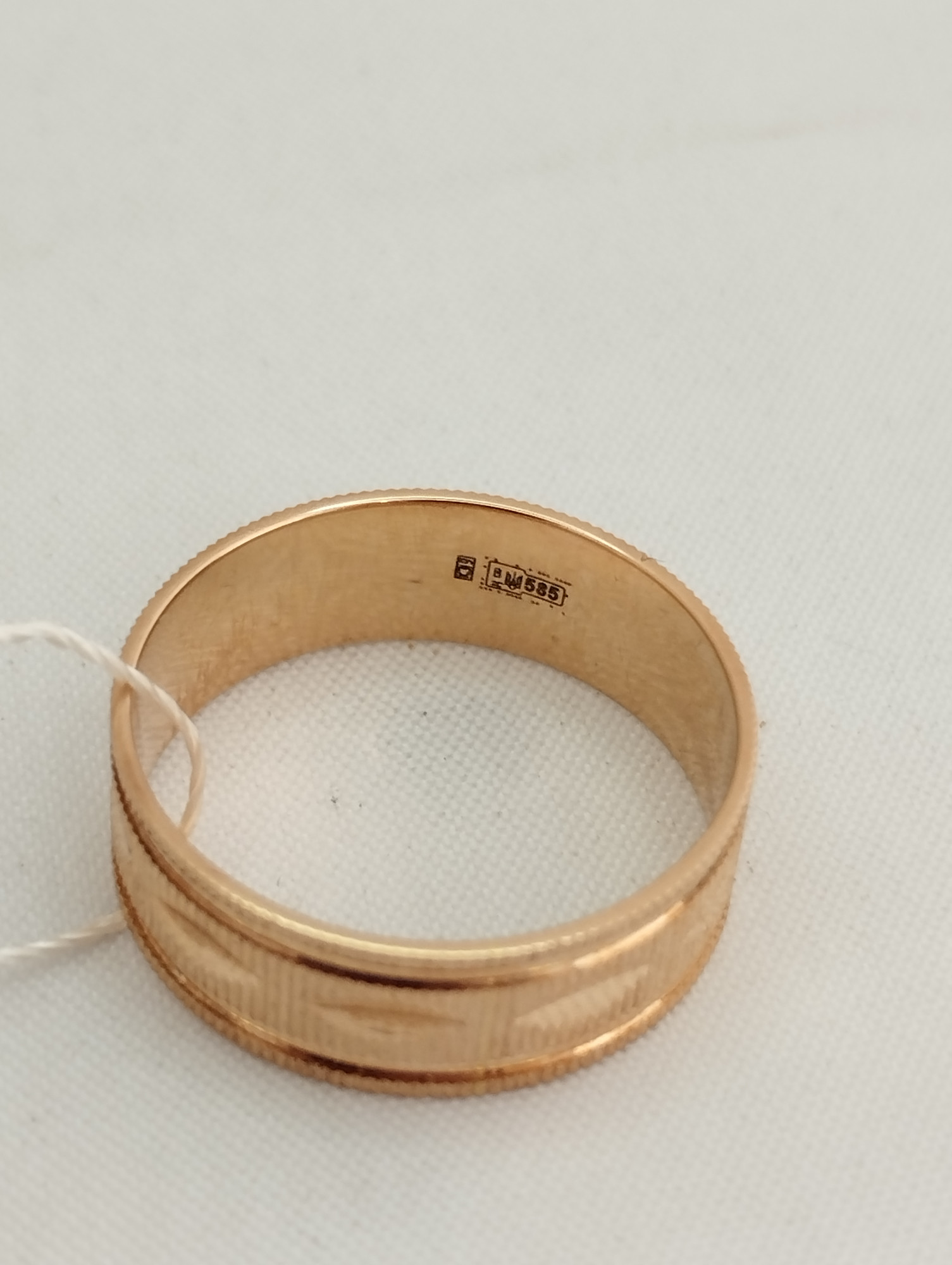 Обручальное кольцо из красного золота (32883324) 3