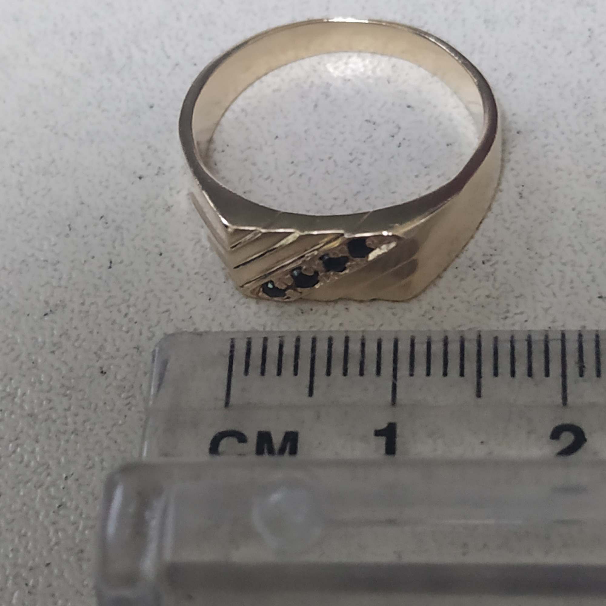 Перстень из красного золота с цирконием (30374352)  5