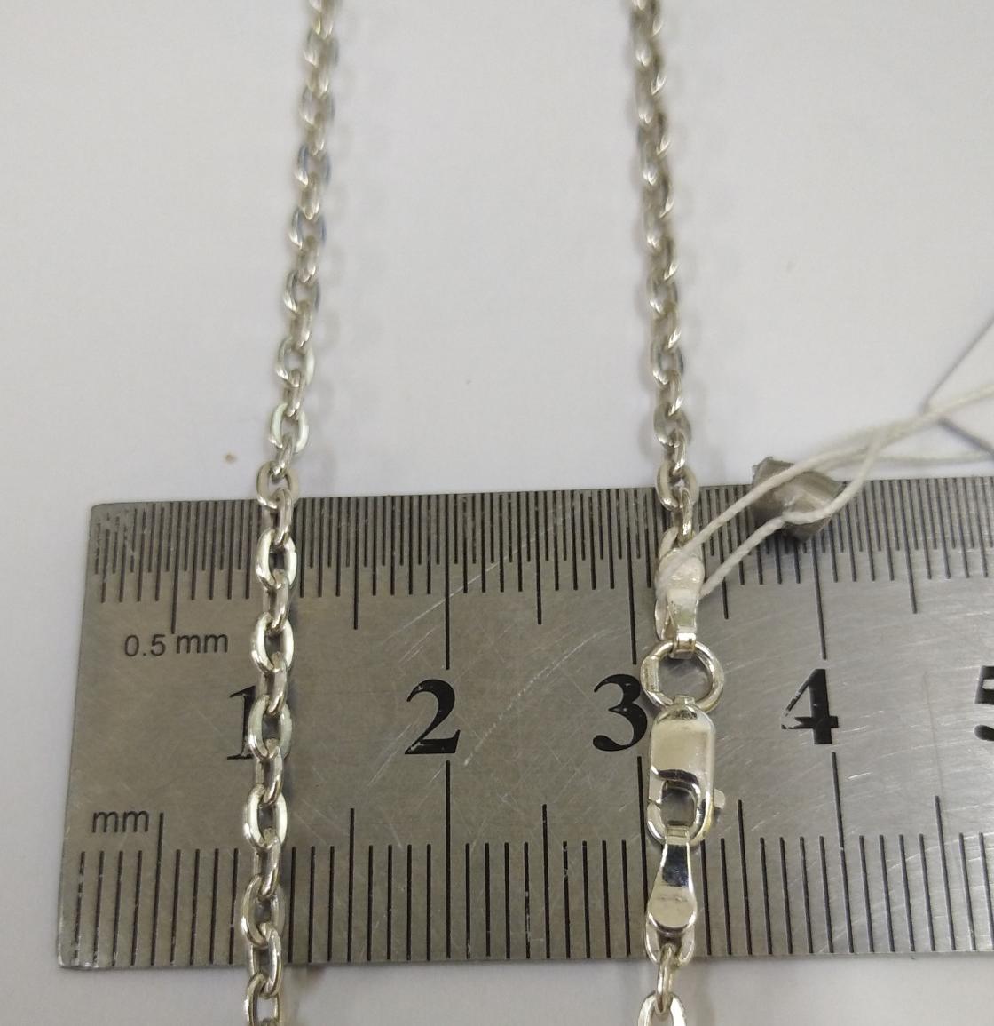 Серебряная цепь с плетением Якорное (33260387) 1