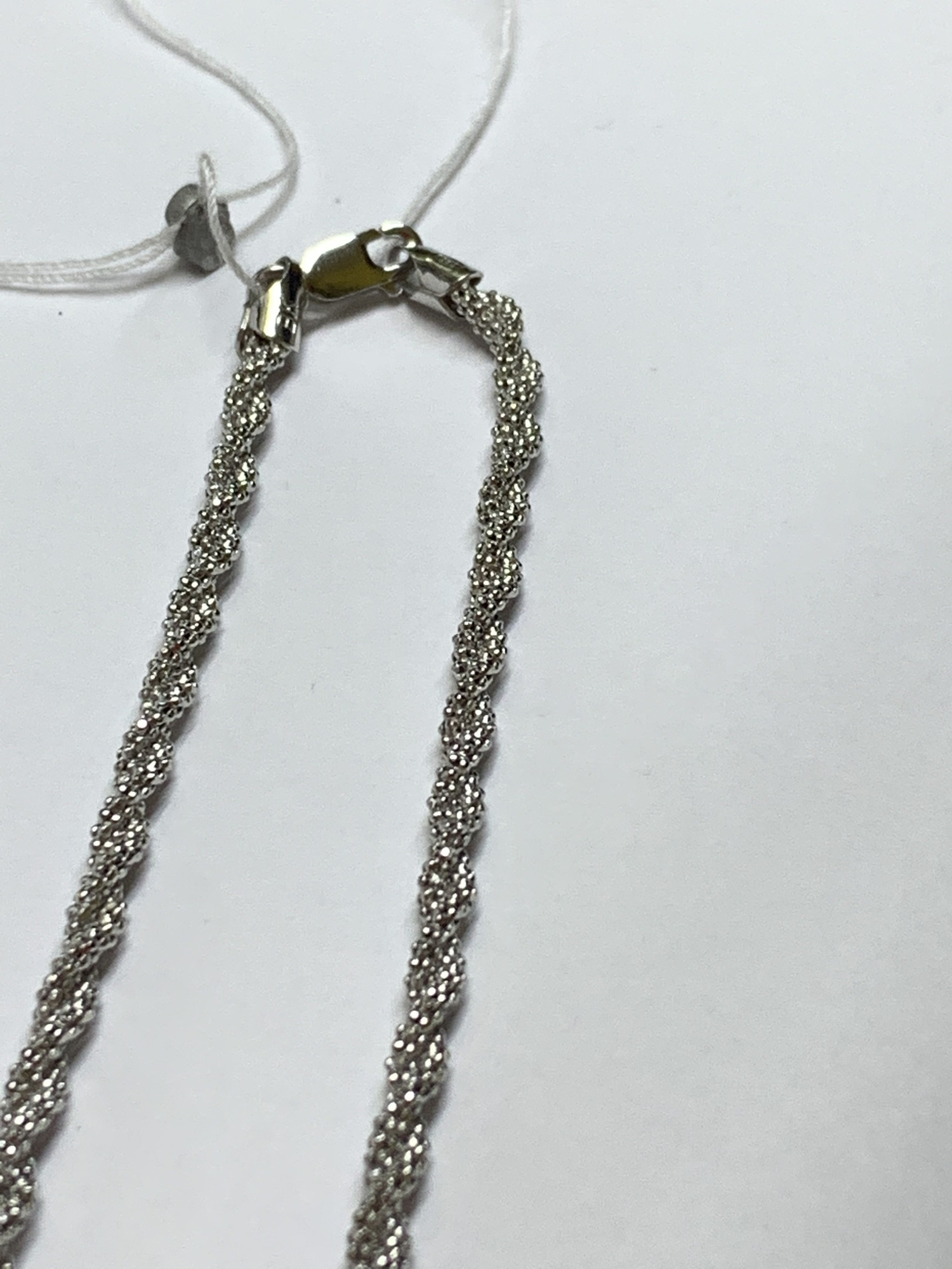 Серебряная цепь с плетением Фантазийное (29727230) 4