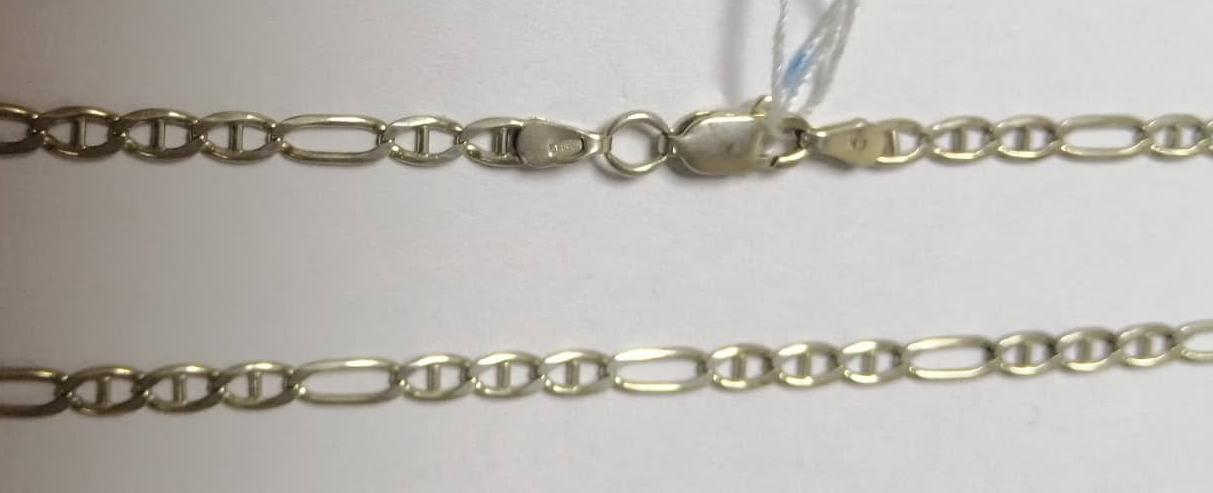 Серебряная цепь с плетением Фантазийное (28938566) 1