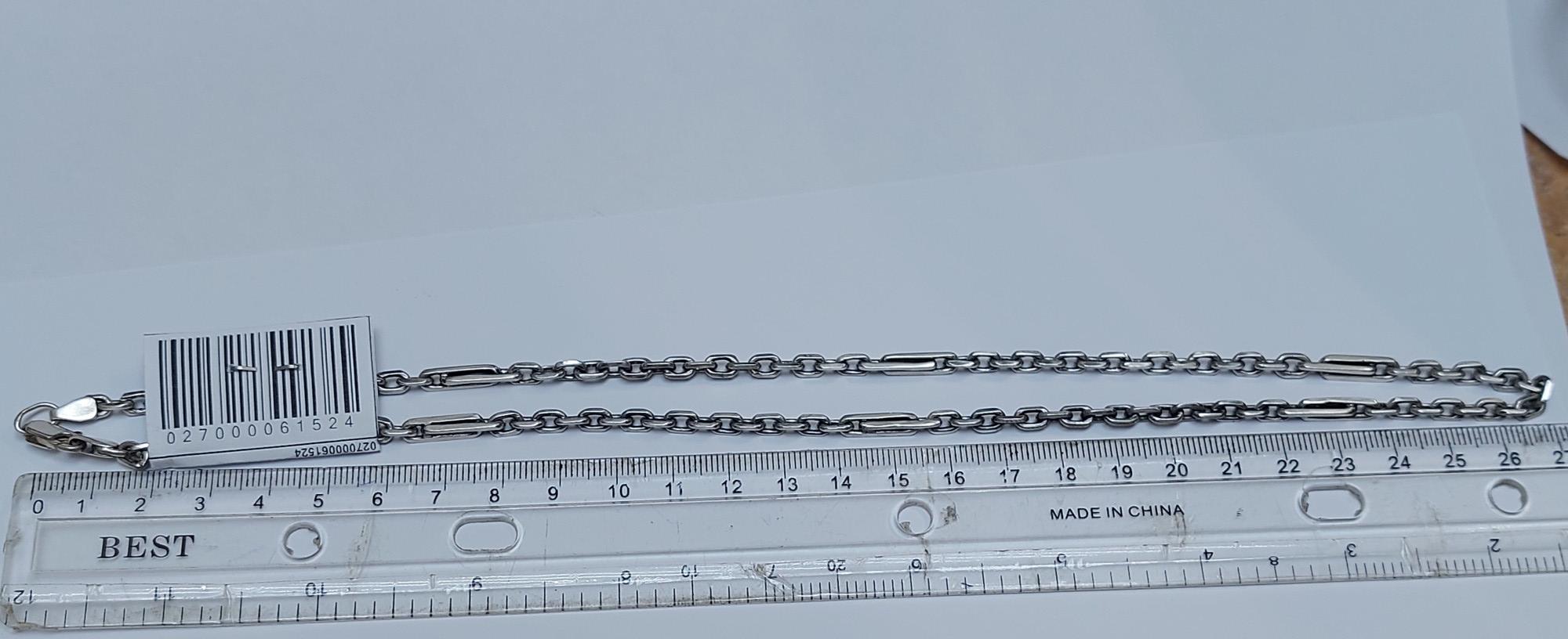 Серебряная цепь с плетением Якорное (33700205) 2