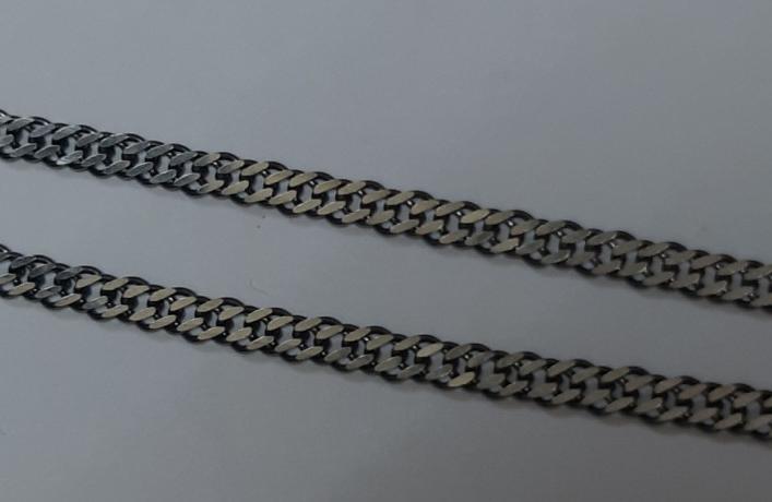 Серебряная цепь с плетением Двойной ромб (30520708) 0