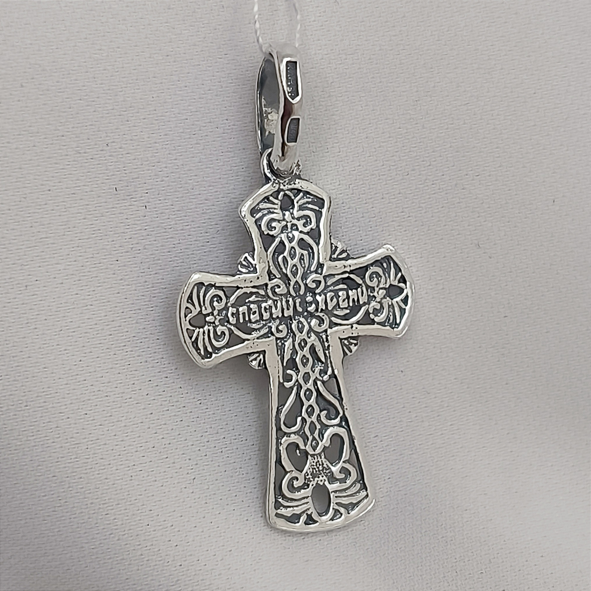 Срібний підвіс-хрест (33470161) 1