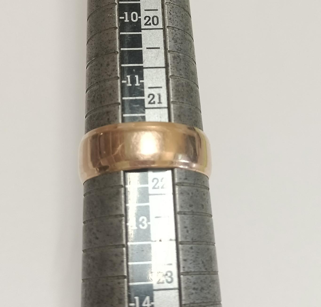 Обручальное кольцо из красного золота (33937026) 3