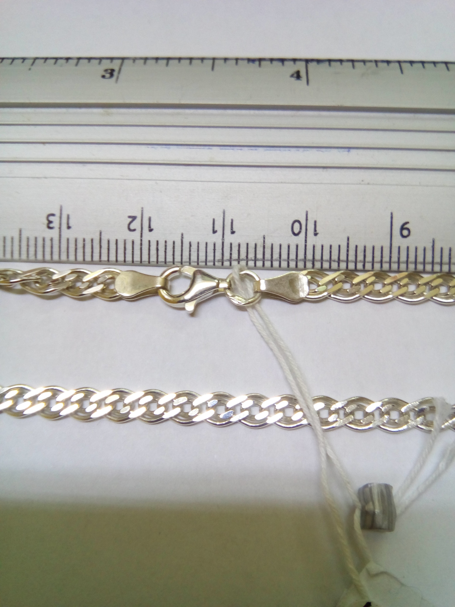 Серебряная цепь с плетением Нонна (30515584) 2