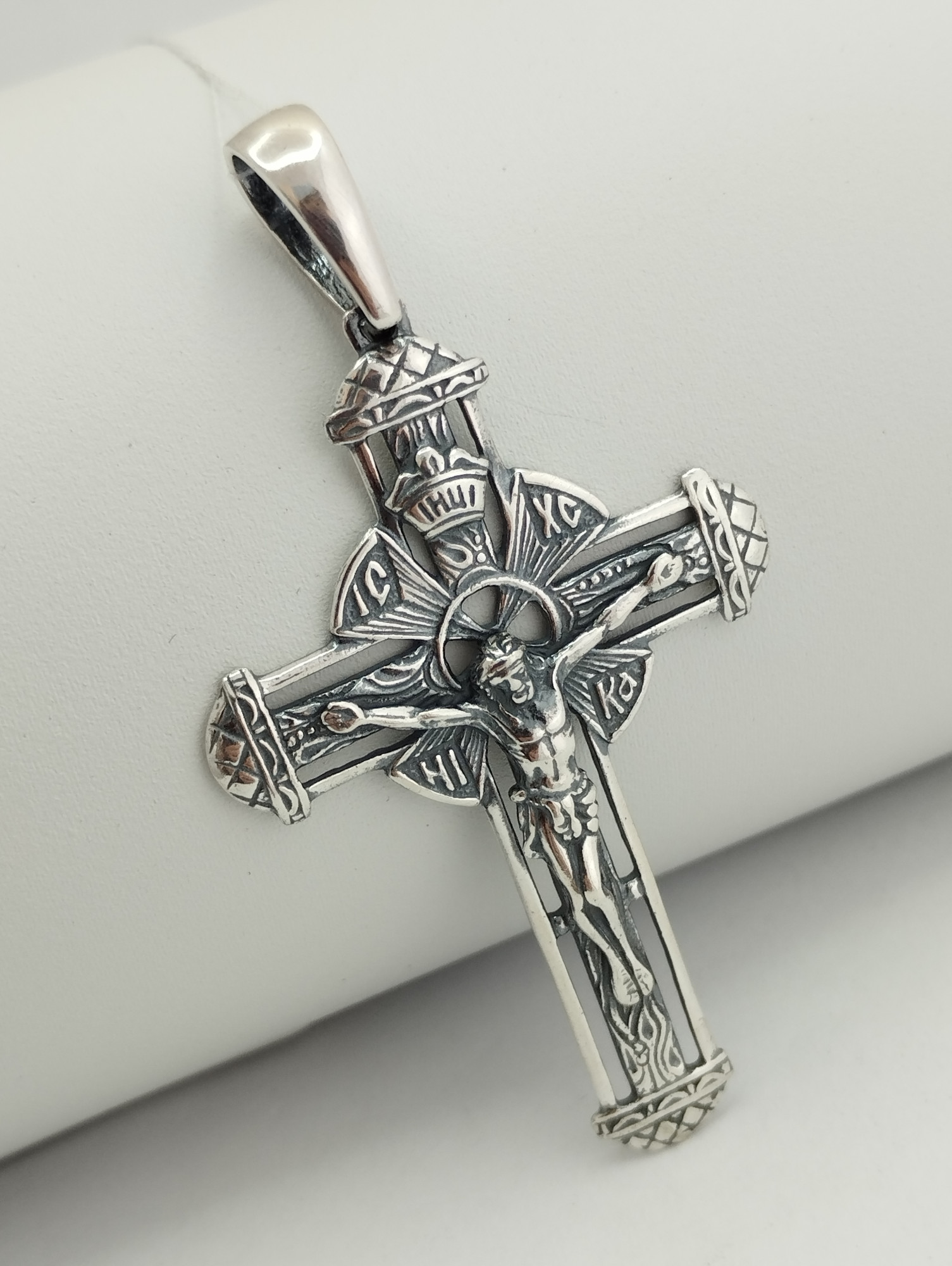 Срібний підвіс-хрест (33468365) 0