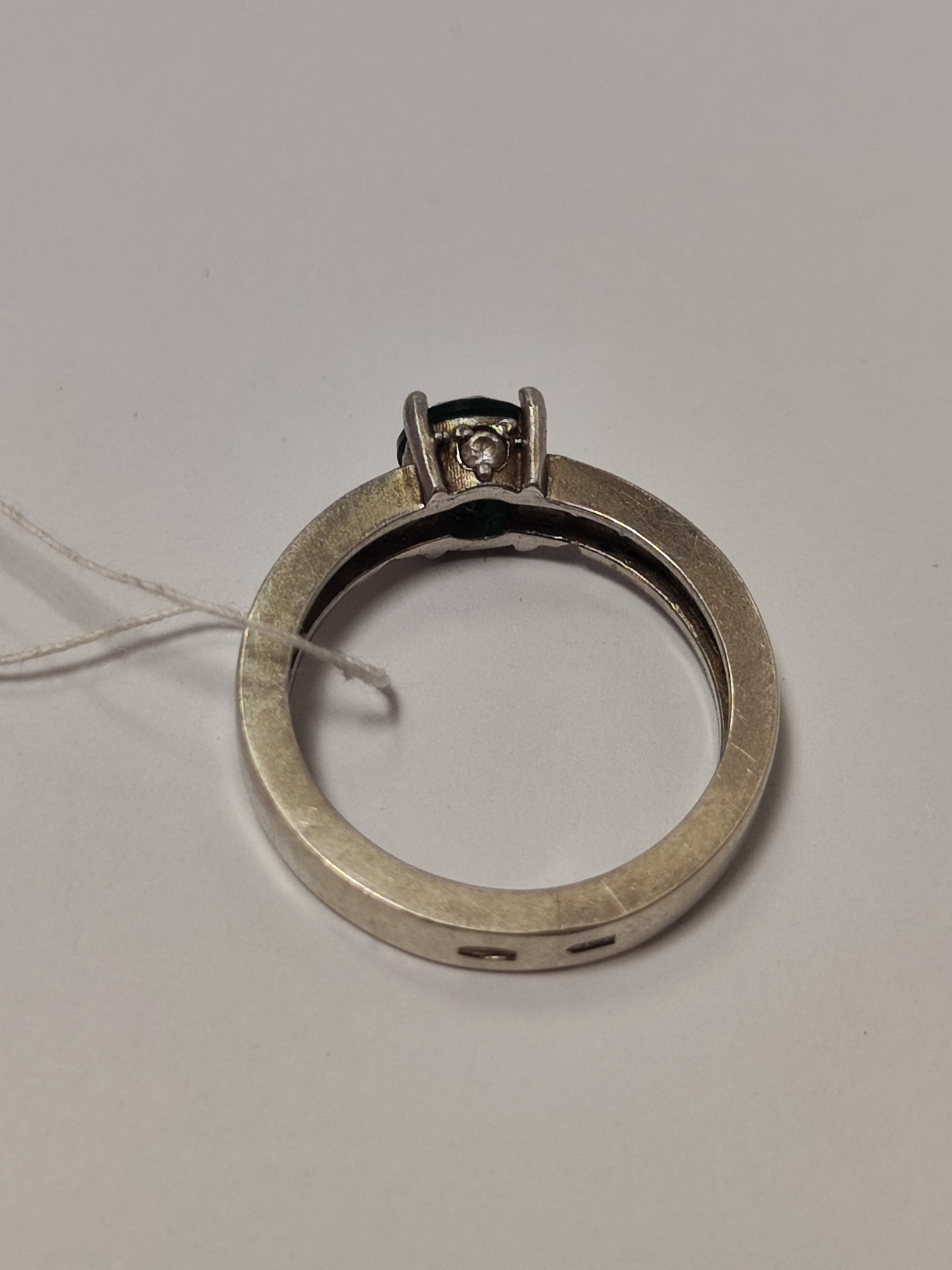 Серебряное кольцо с цирконием (33590743) 5