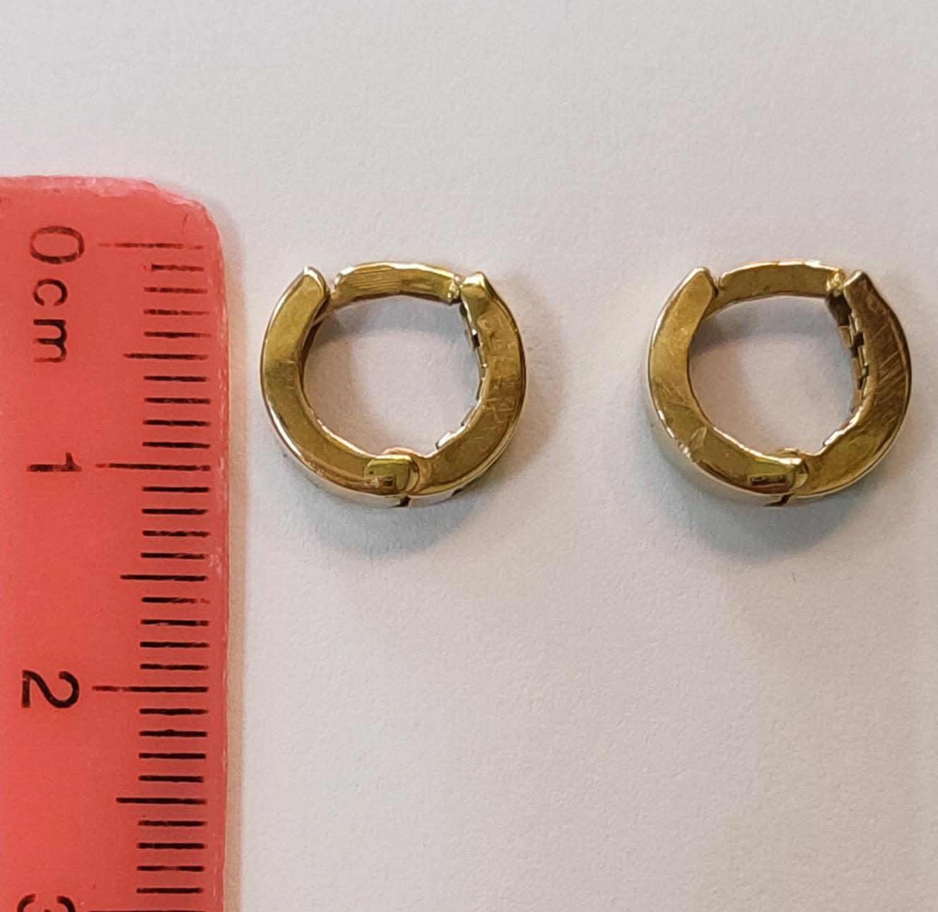 Сережки з червоного золота з цирконієм (33723696) 3