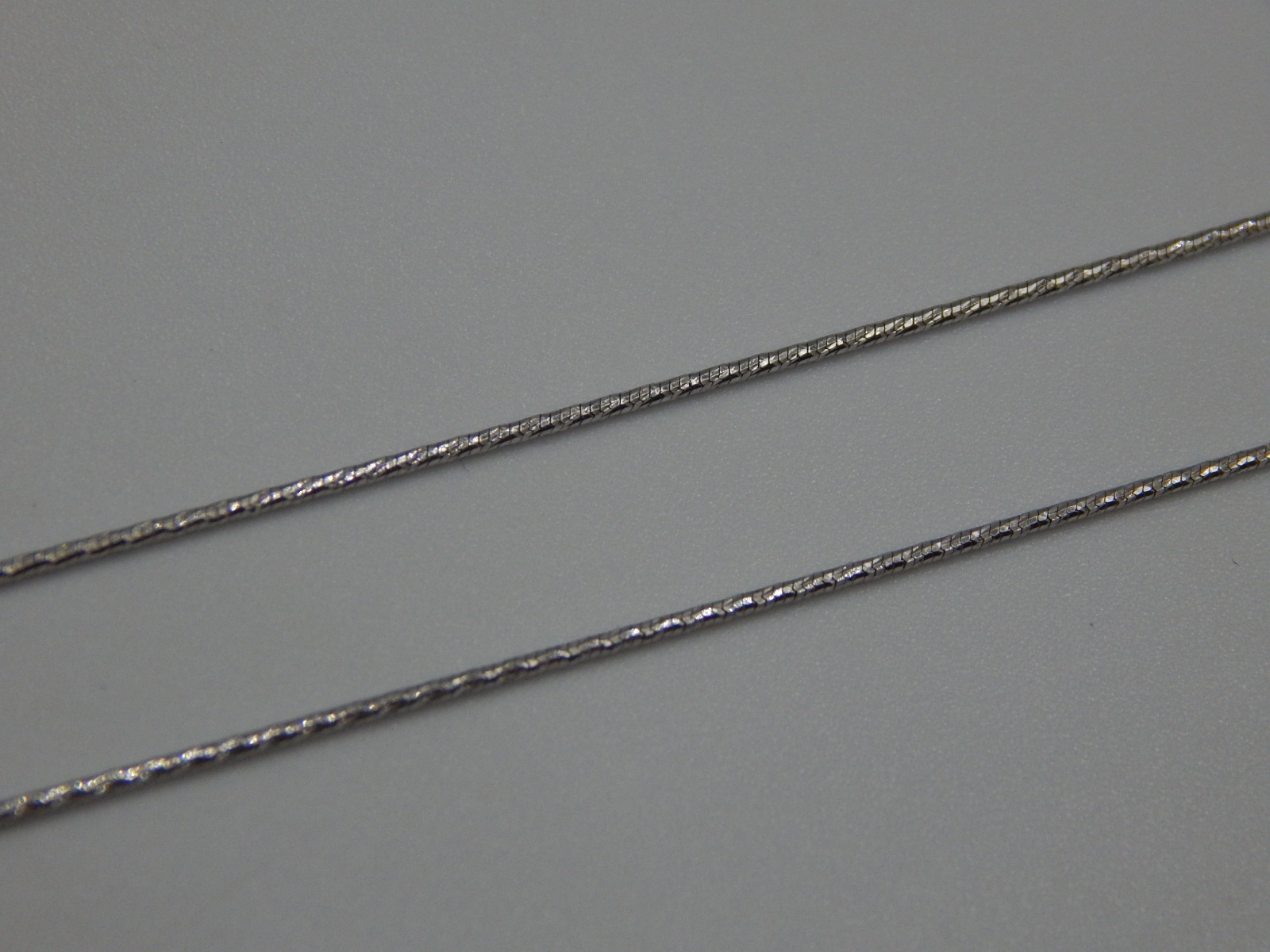 Серебряная цепь с плетением Снейк (30854215) 1