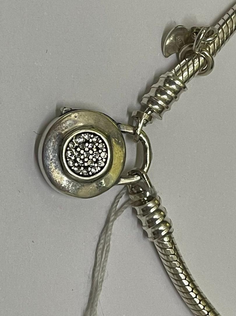 Срібний браслет із цирконієм (29445805) 3