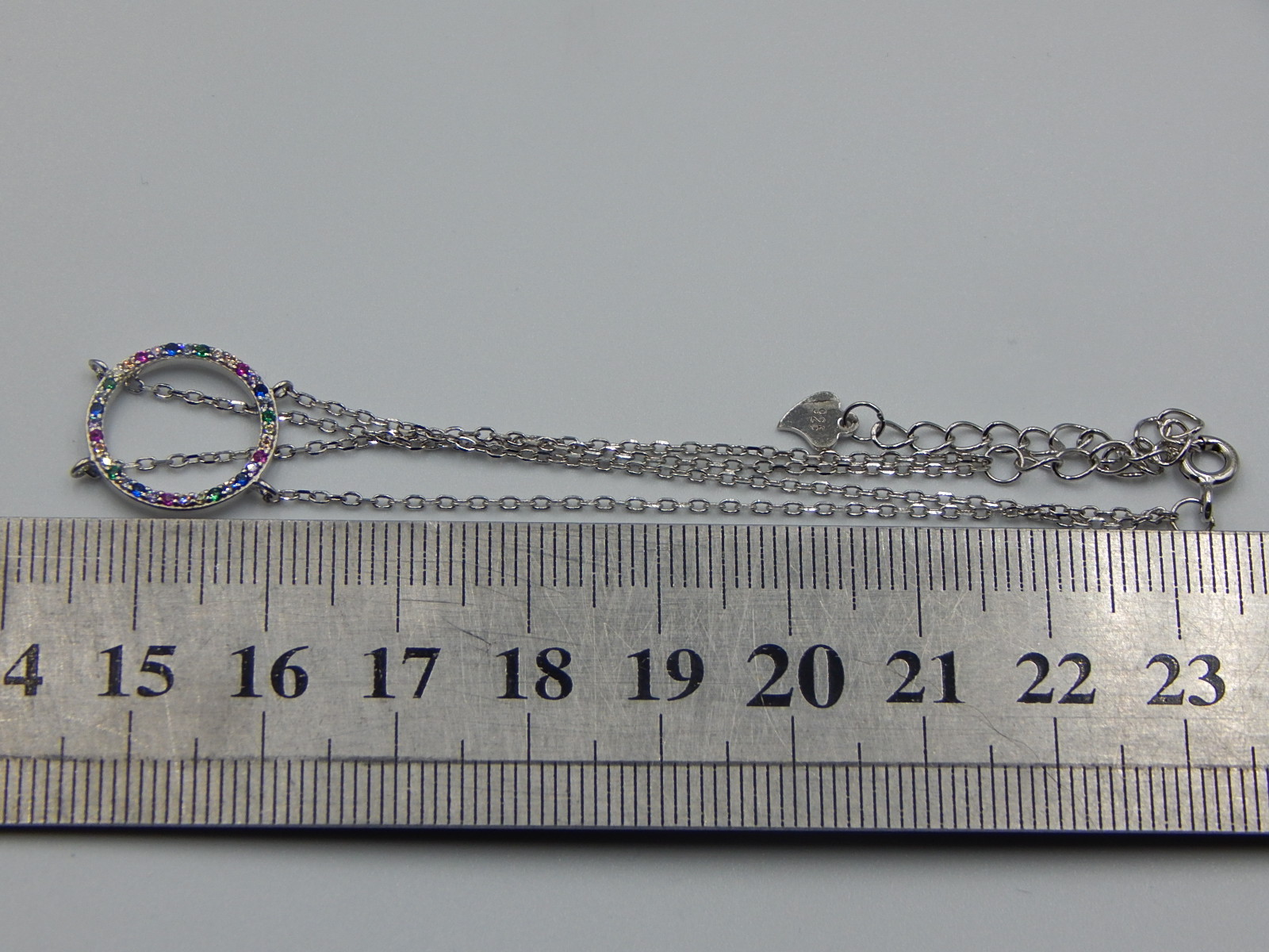 Срібний браслет із цирконієм (32538143) 2