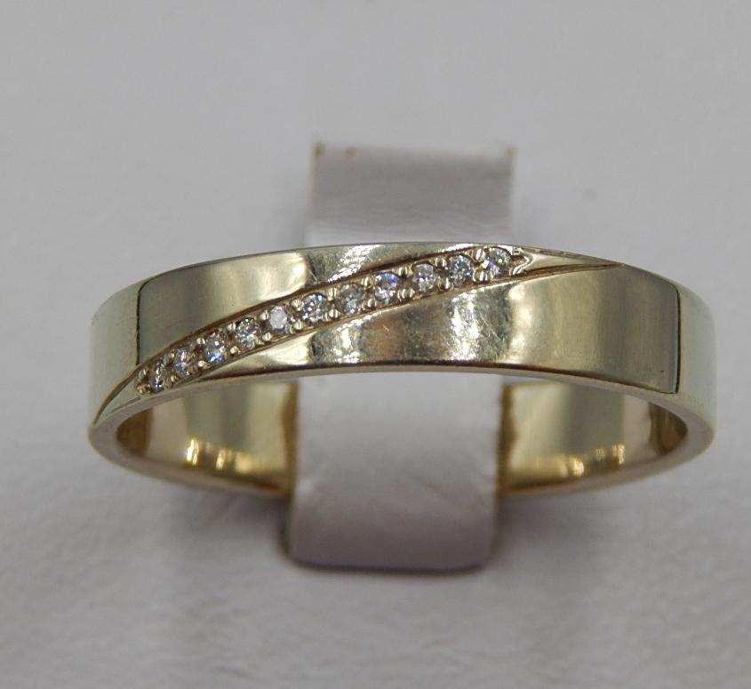 Кольцо из белого золота с бриллиантом (-ми) (32199481) 0