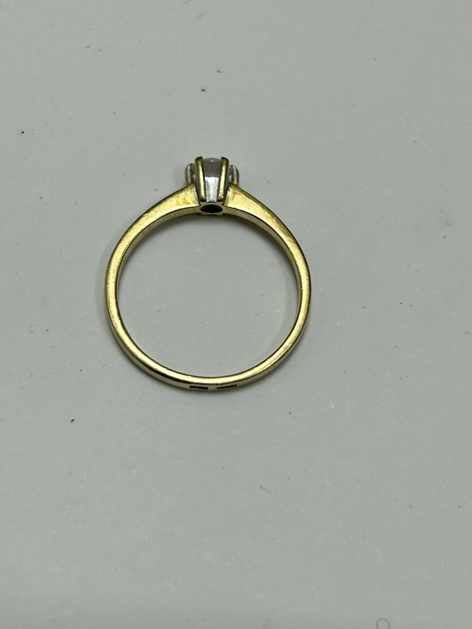 Кольцо из желтого золота с цирконием (33476144)  3