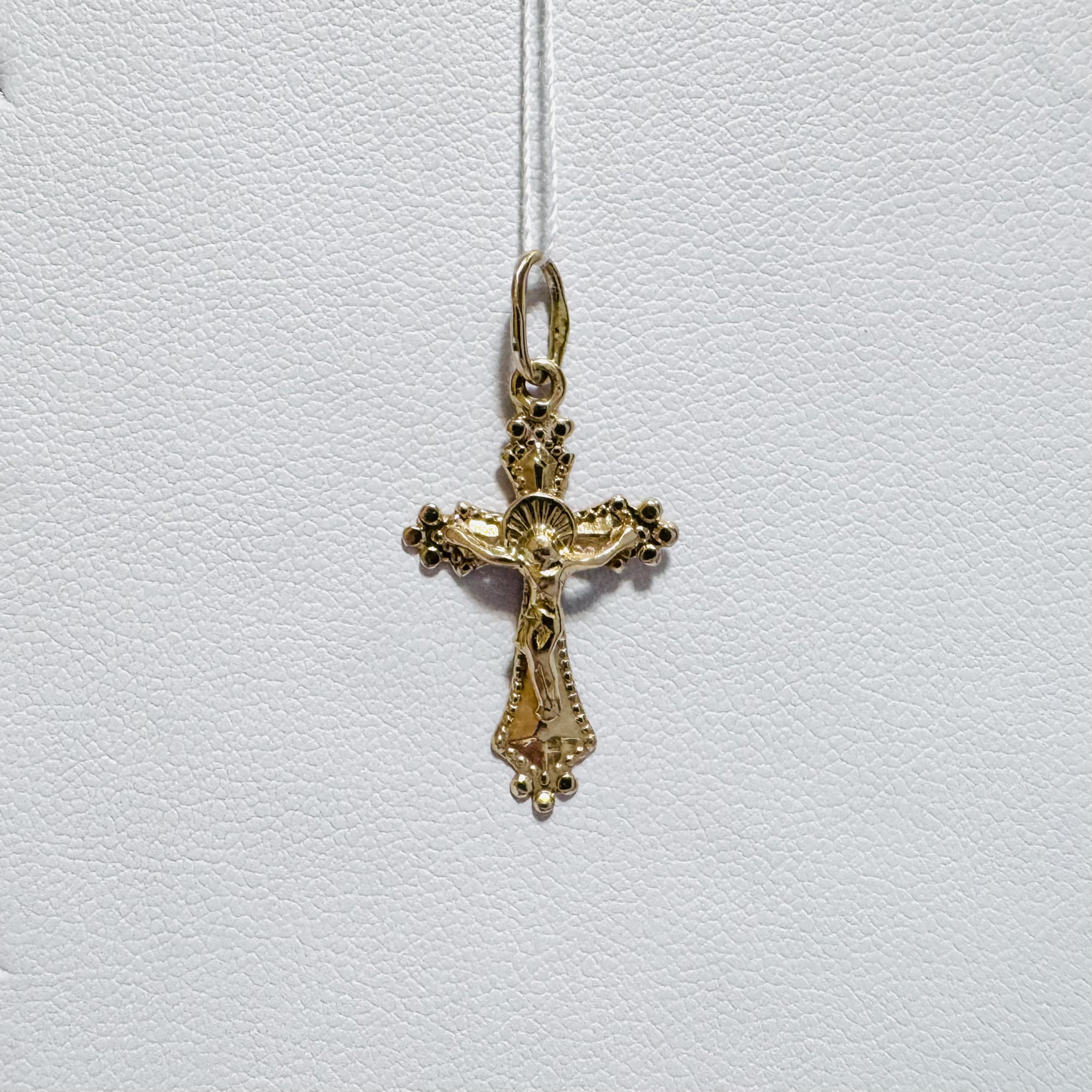 Підвіс-хрест з червоного золота (33940841) 6