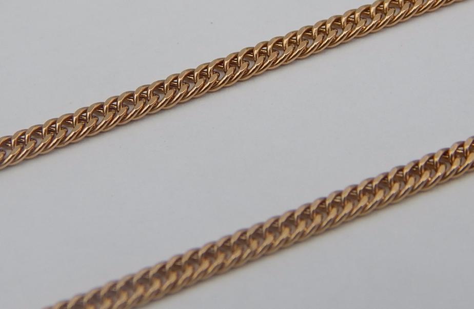 Ланцюг із червоного золота з плетінням Ромб (28536457) 0