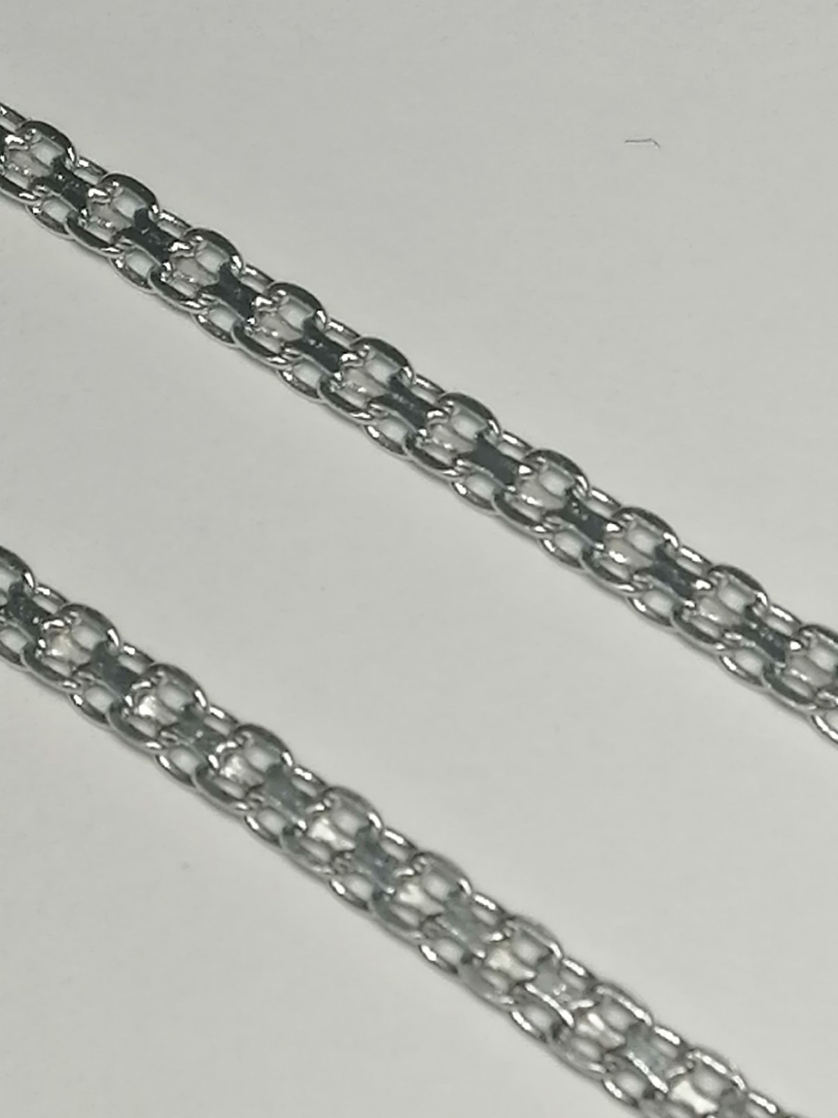 Срібний ланцюг з плетінням Фантазійне (28635303) 1