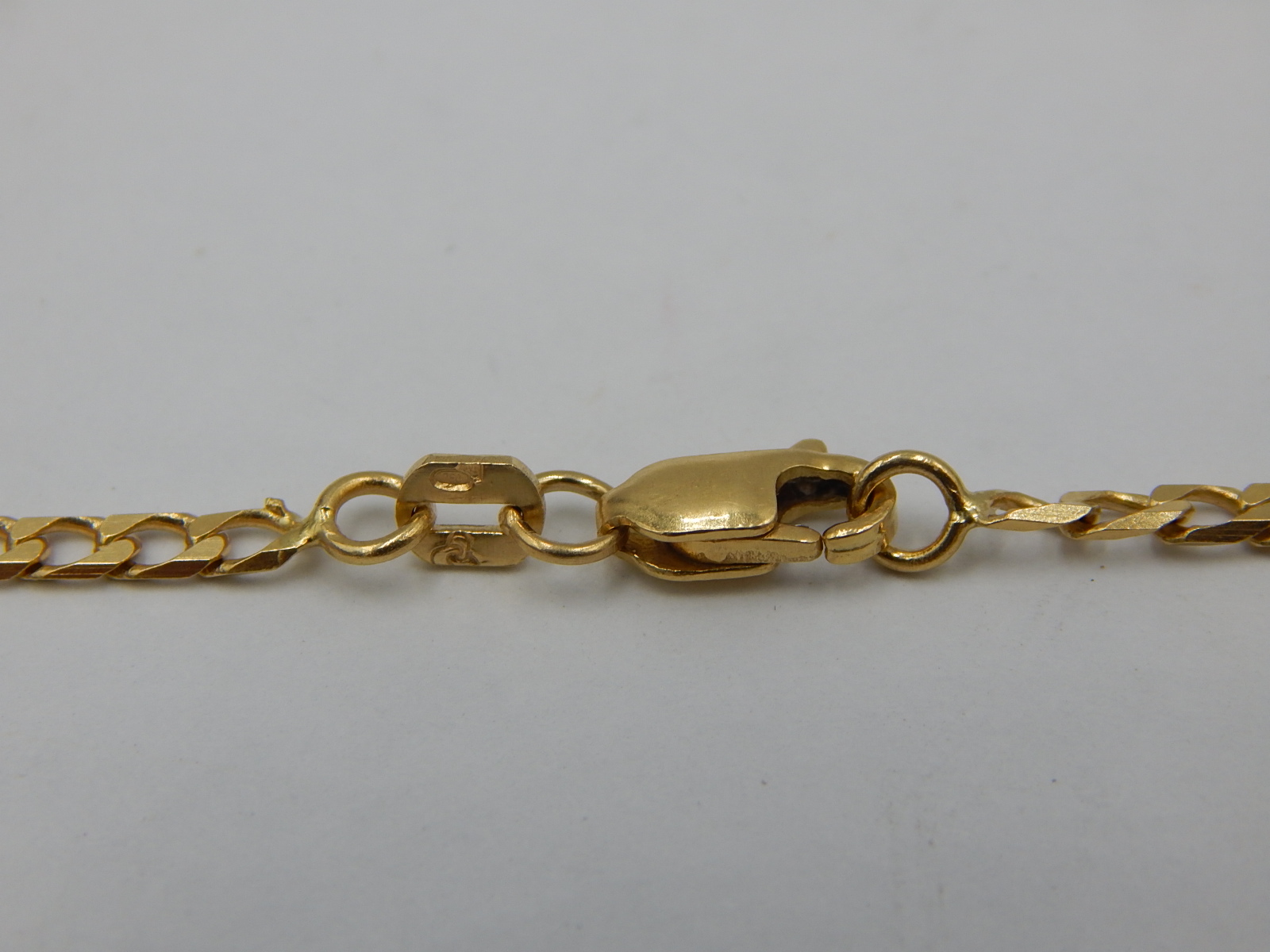 Ланцюг із жовтого золота з плетінням панцирне (28494308) 3