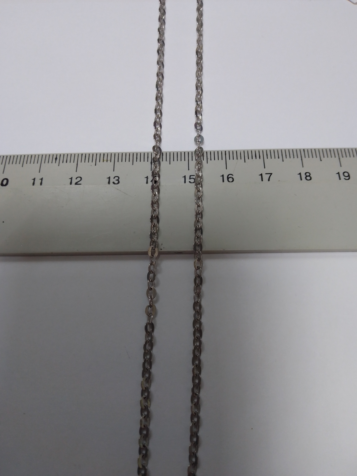 Серебряная цепь с плетением Ролло (30532040) 4