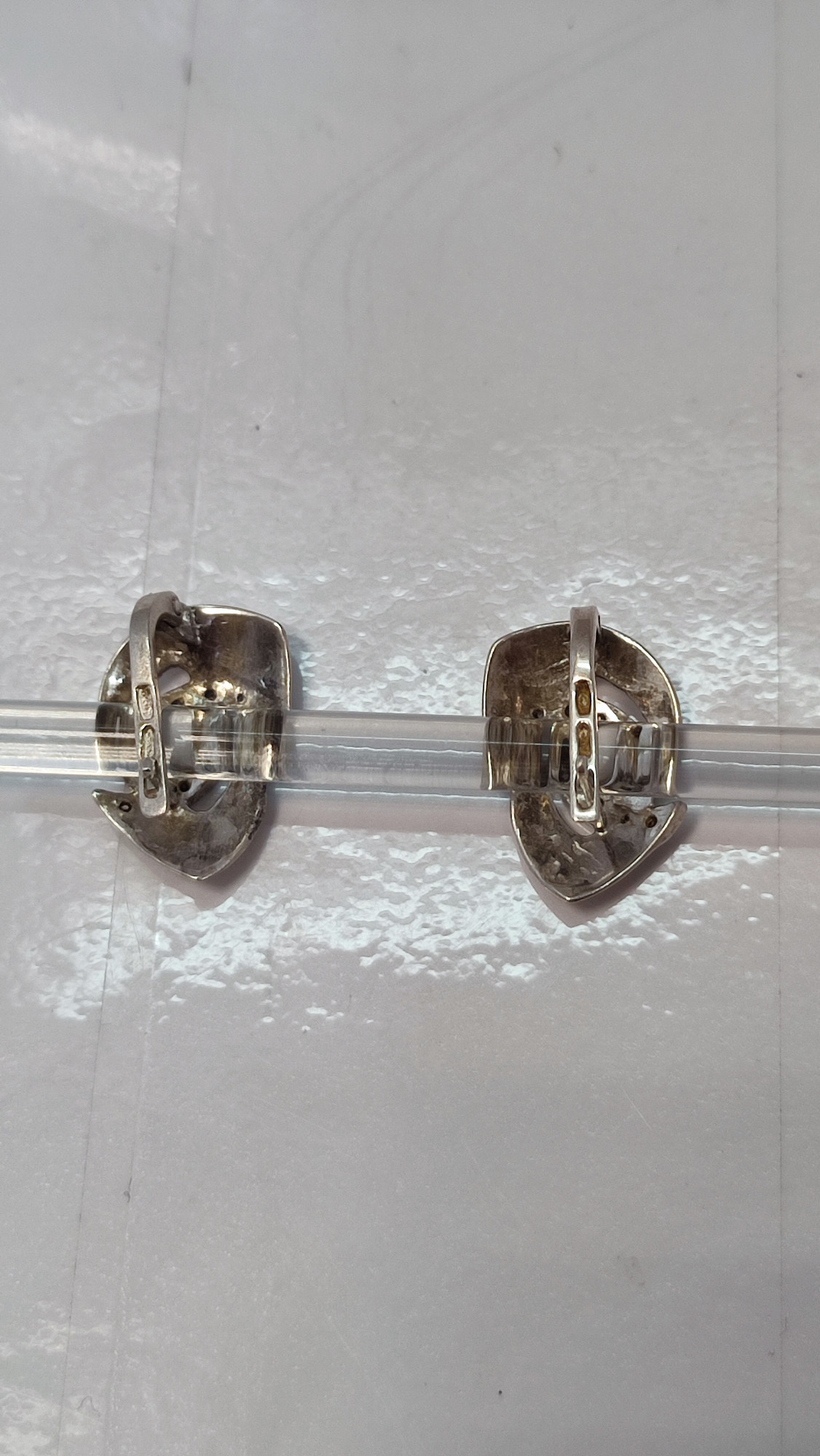 Серебряные серьги с цирконием (33487674) 1