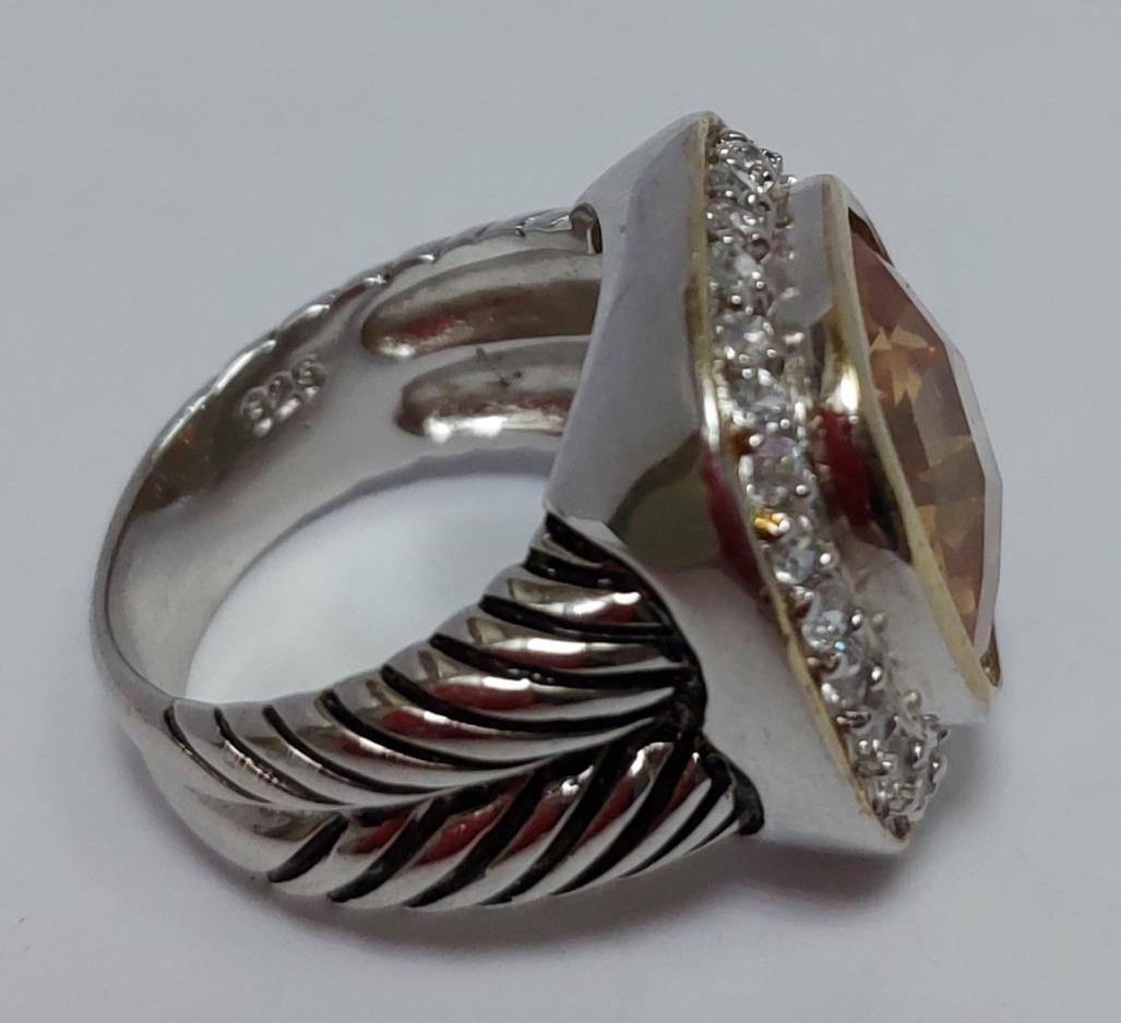 Срібний перстень із цирконієм (33720792) 3