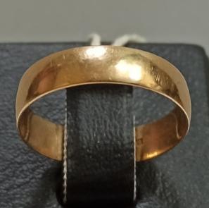 Обручальное кольцо из красного золота (32892450)  0