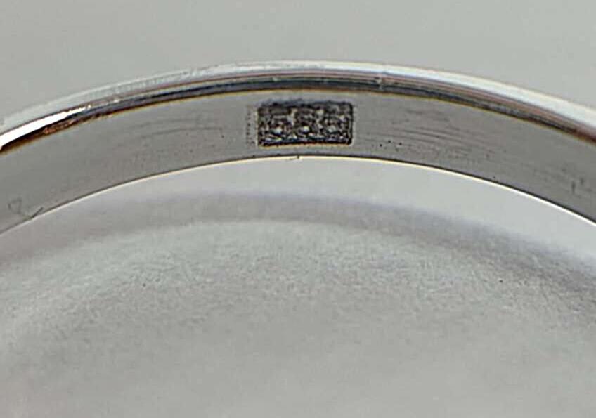 Кольцо из белого золота с бриллиантом (-ми) (33735034) 9