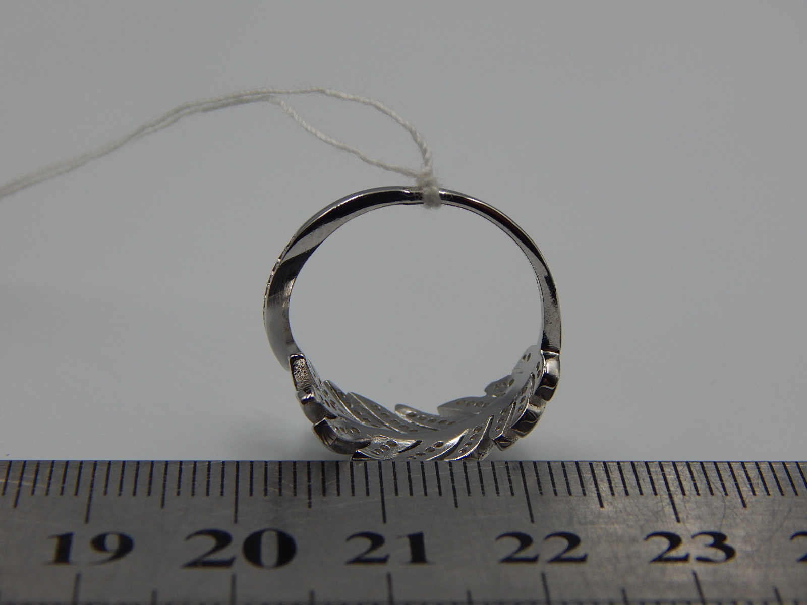 Серебряное кольцо с цирконием (33070739) 3
