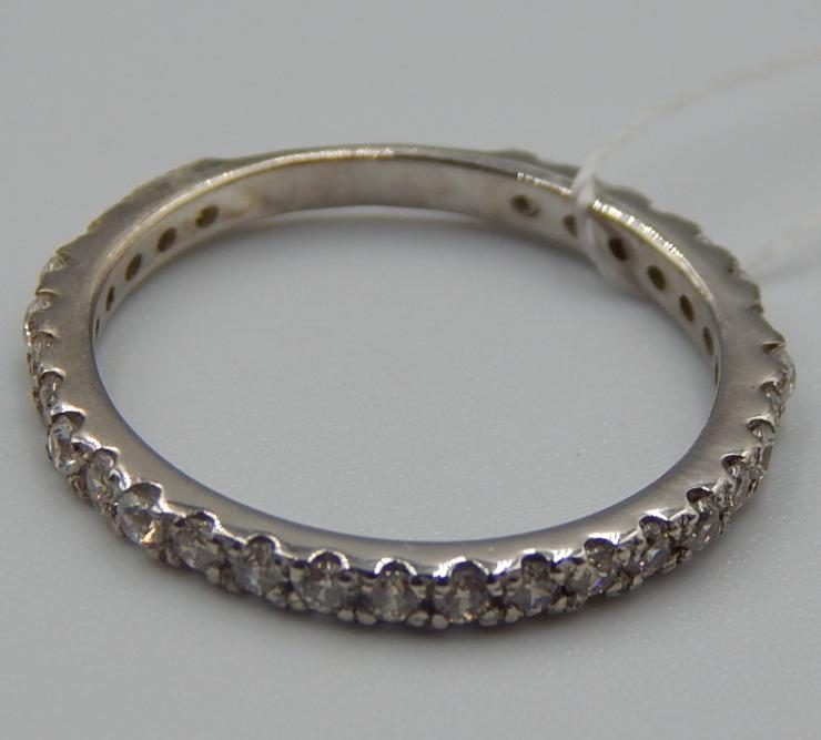 Серебряное кольцо с цирконием (31277504) 2