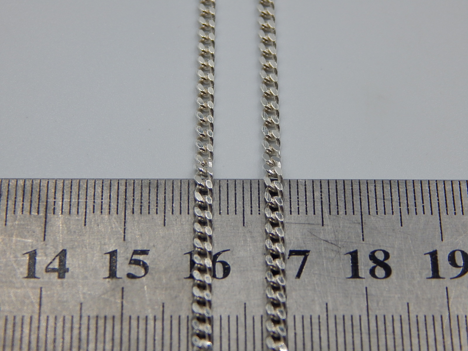 Срібний ланцюг з плетінням панцирне (31766168) 2