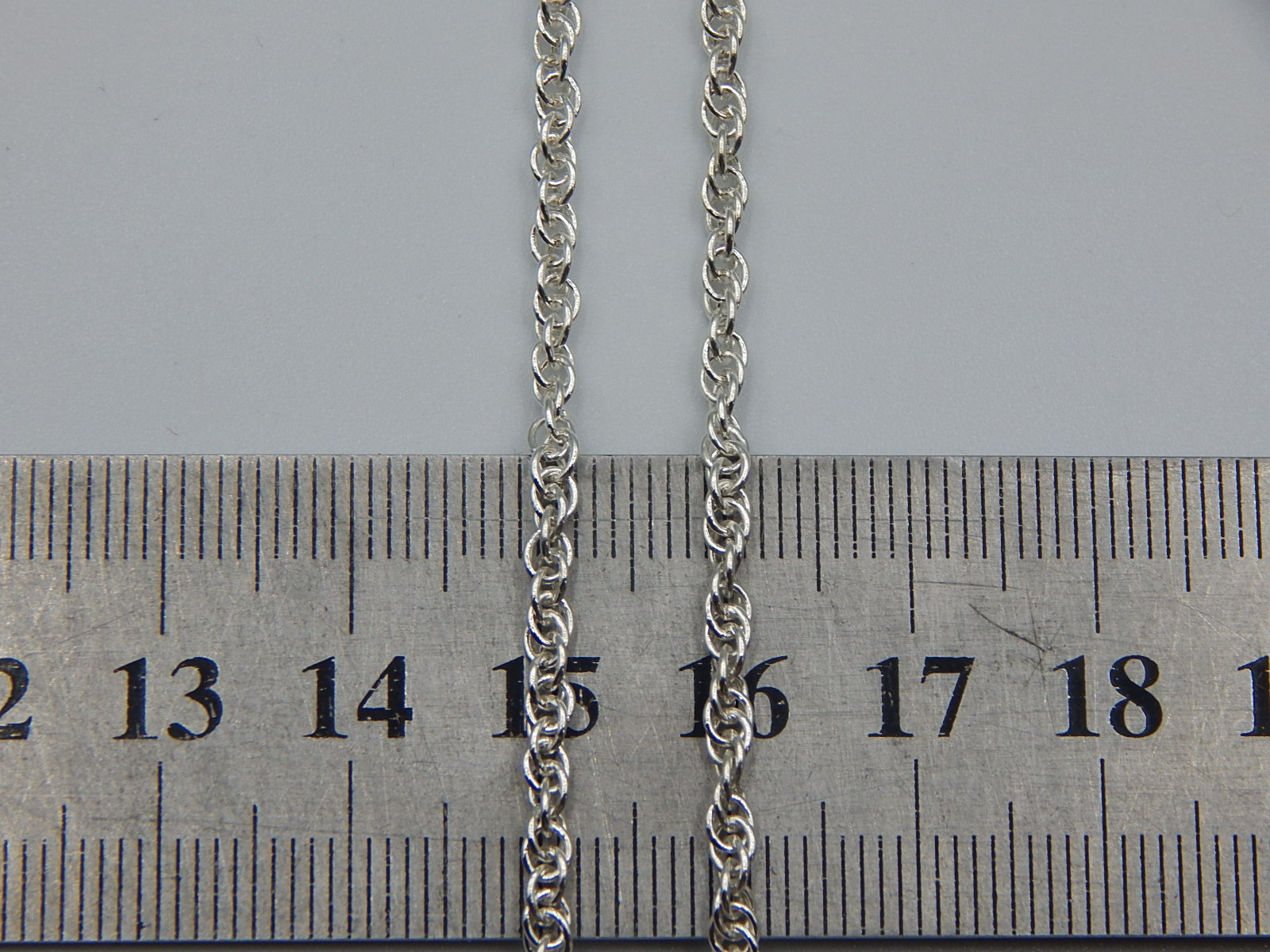 Срібний ланцюг з плетінням Кордове (32308938) 3