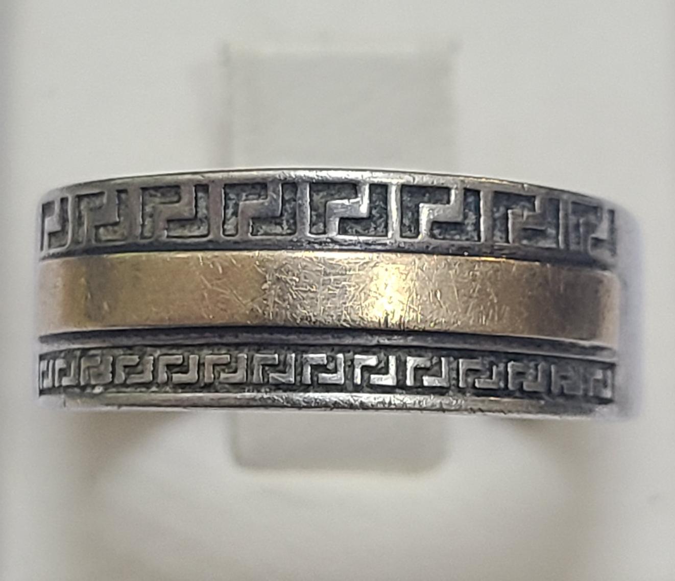 Серебряное кольцо с позолотой (33781918) 0