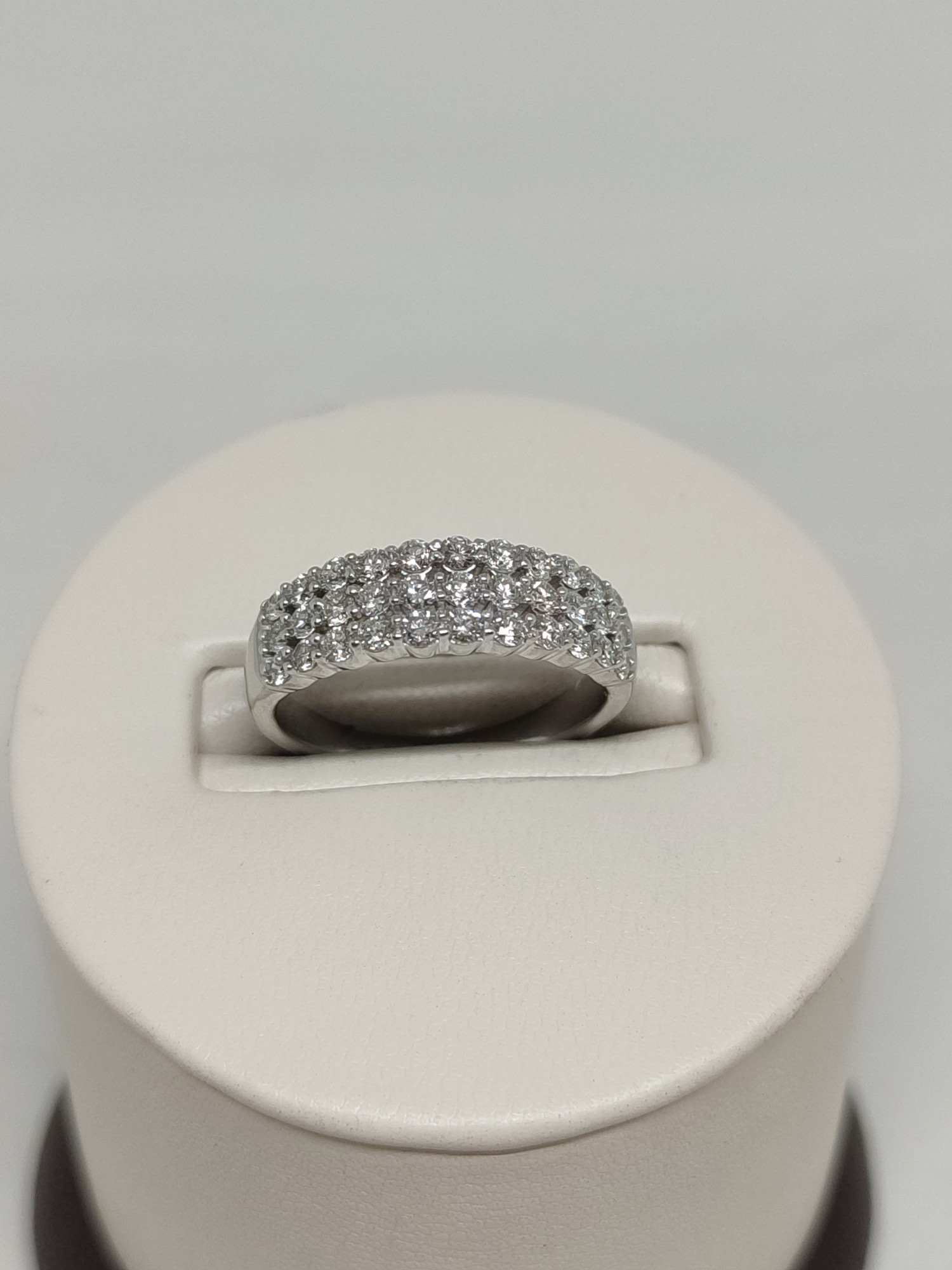 Кольцо из белого золота с бриллиантом (-ми) (33163796) 1