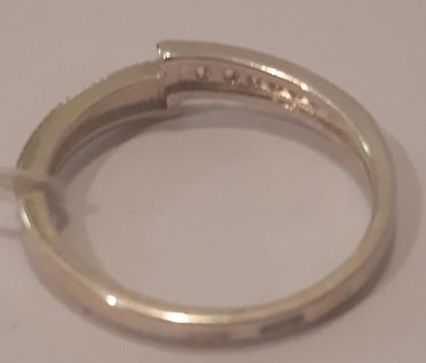 Серебряное кольцо с позолотой и цирконием (28425492) 4