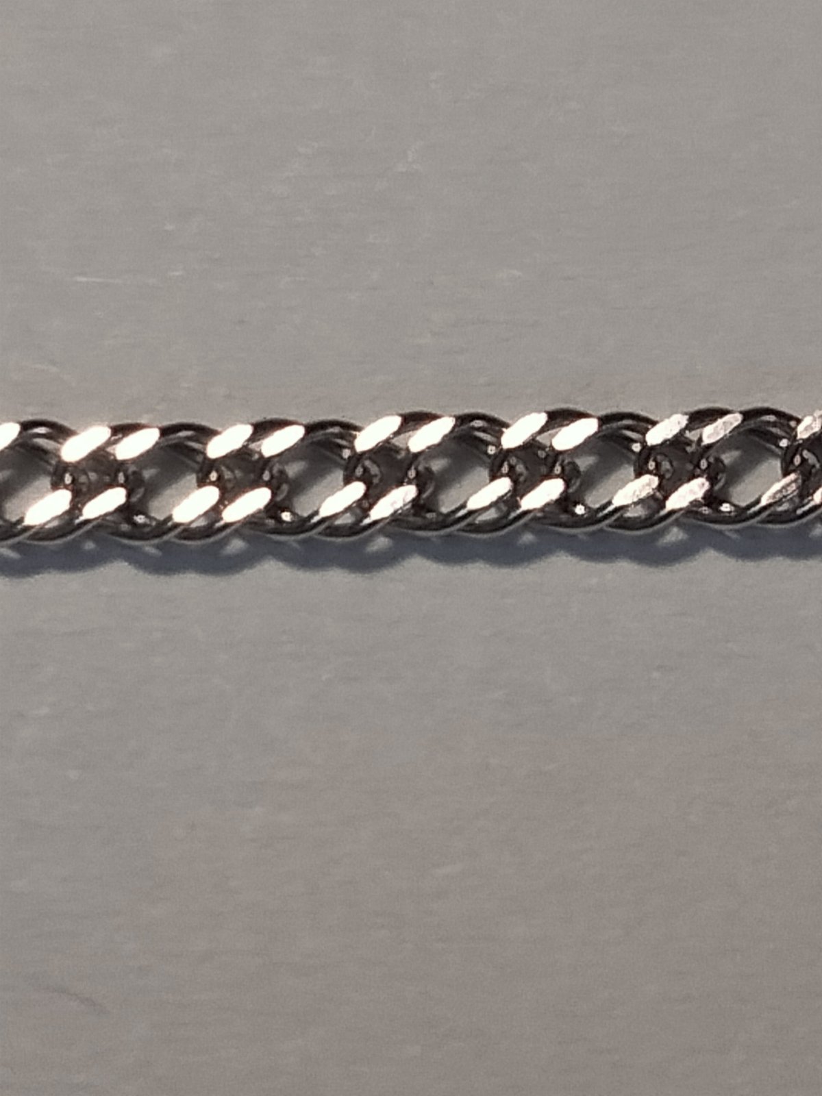 Срібний ланцюг із плетінням Подвійний ромб (30256667) 1
