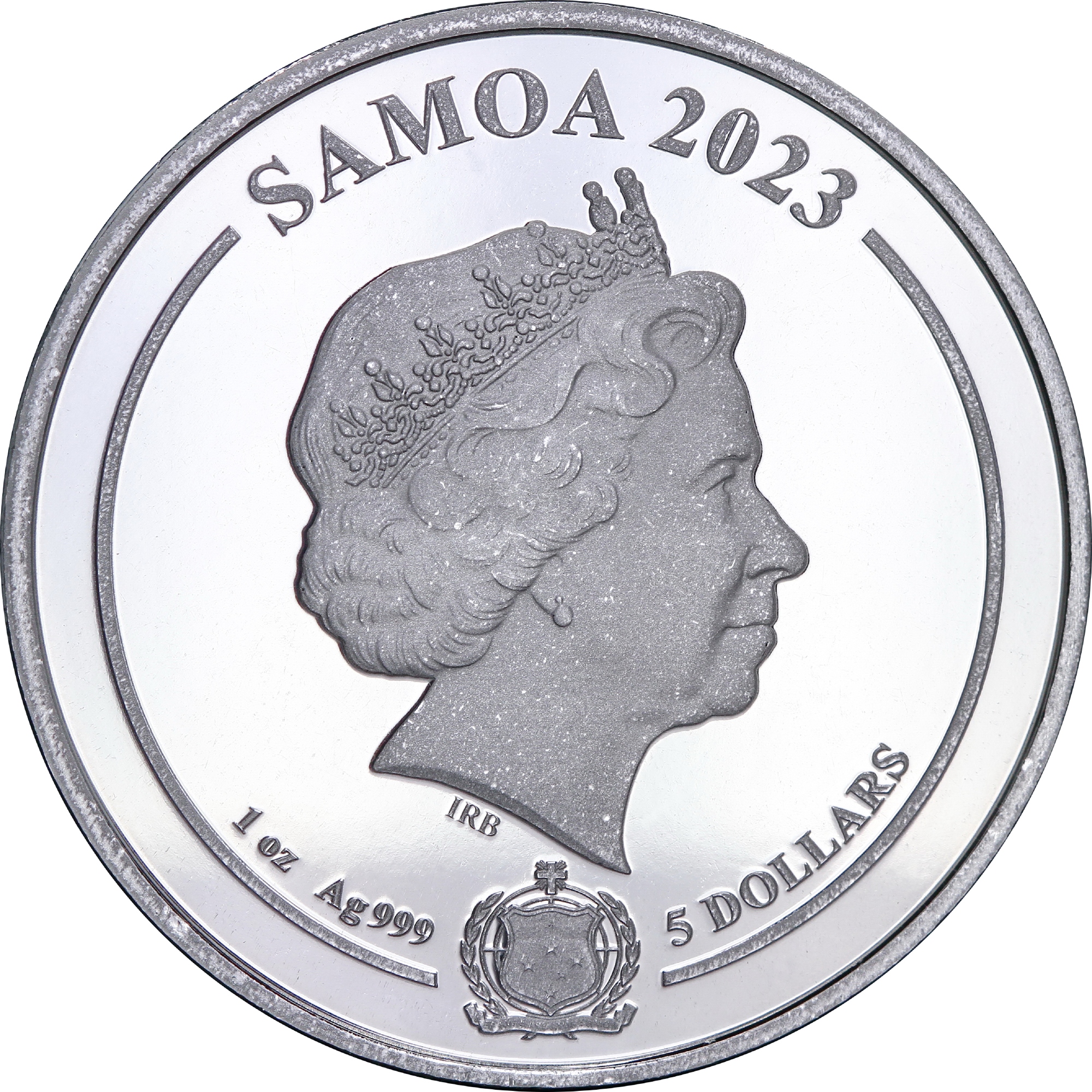 Серебряная монета 1oz Бэтмен 5 долларов 2023 Самоа (30408527) 1