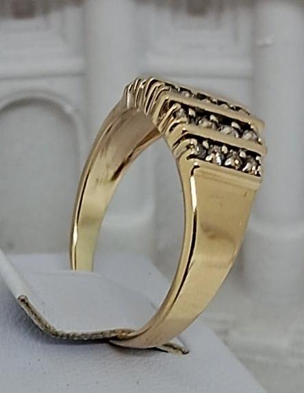 Кольцо из желтого золота с бриллиантом (-ми) (32446195)  4