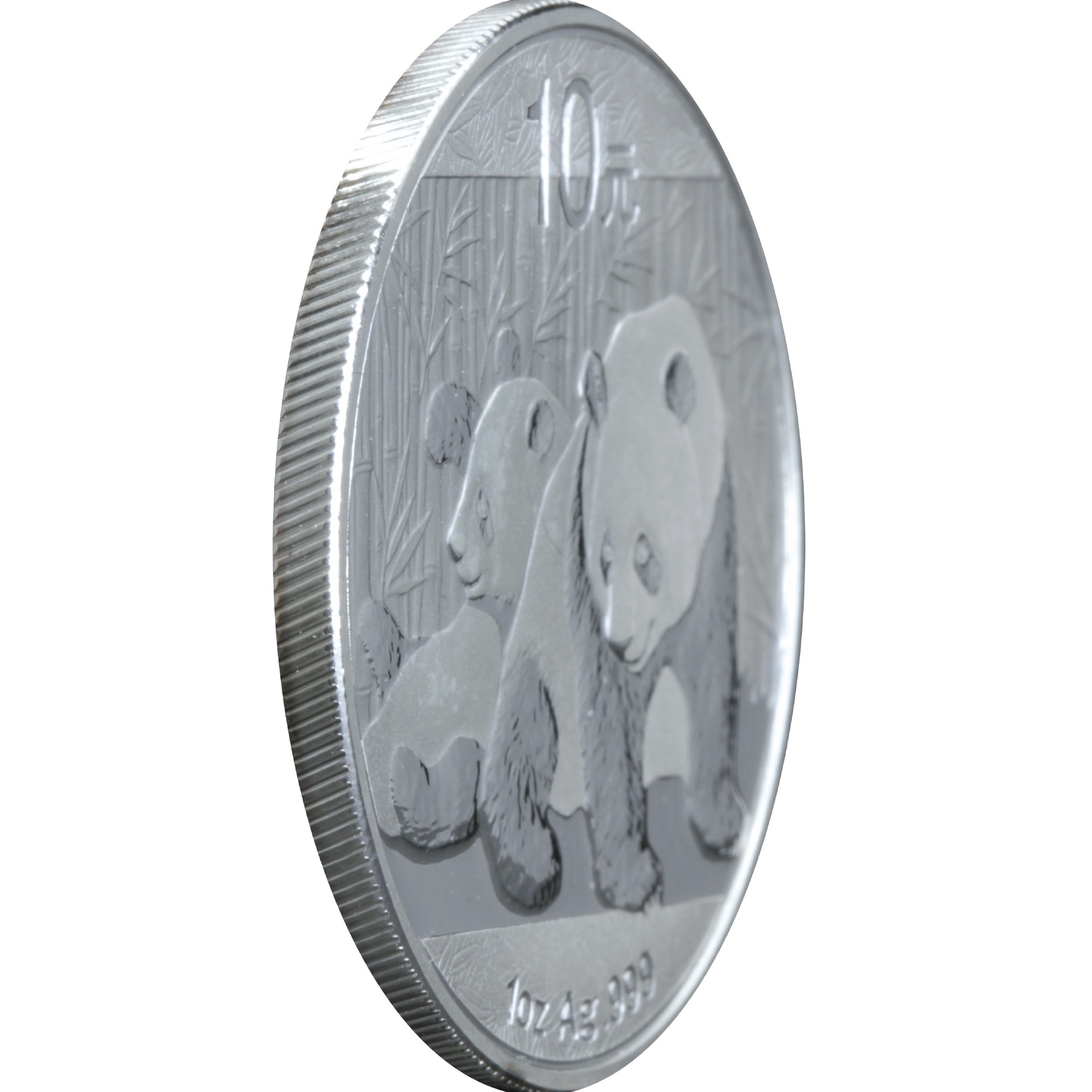 Серебряная монета 1oz Китайская Панда 10 юань 2010 Китай (29127576) 2