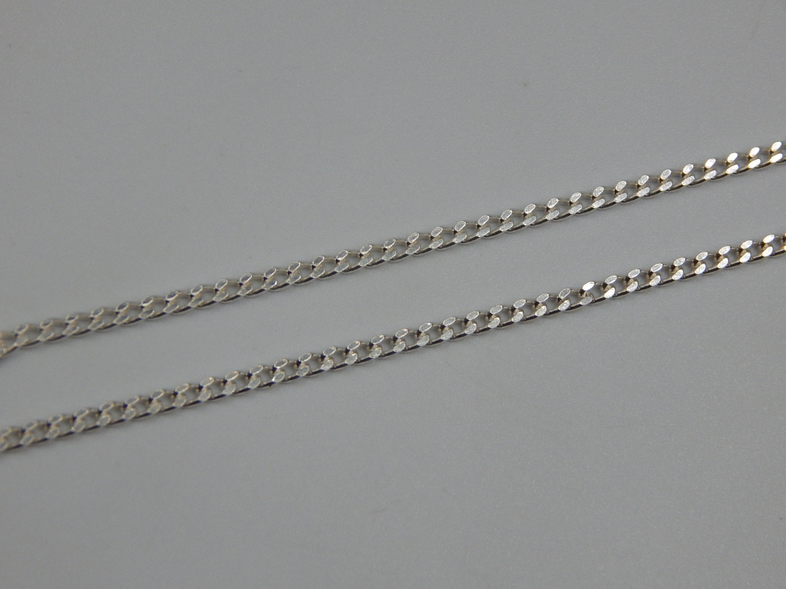 Срібний ланцюг з плетінням панцирне (32433406) 2