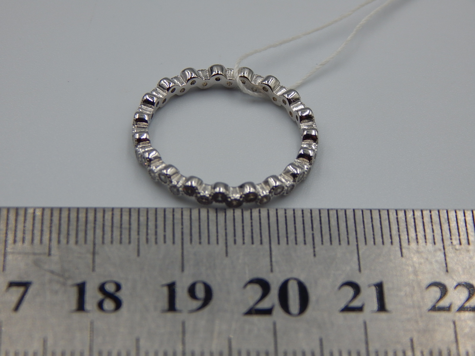Серебряное кольцо с цирконием (31647355) 3