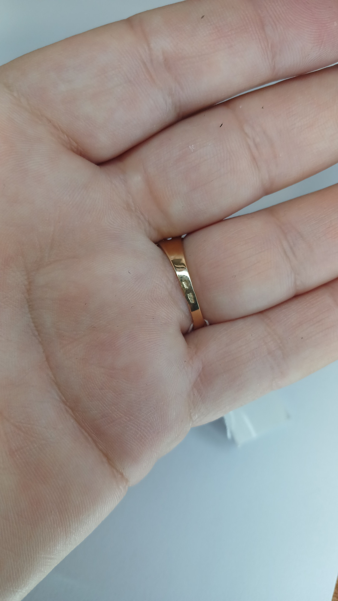 Кольцо из красного золота с цирконием (33723511) 3
