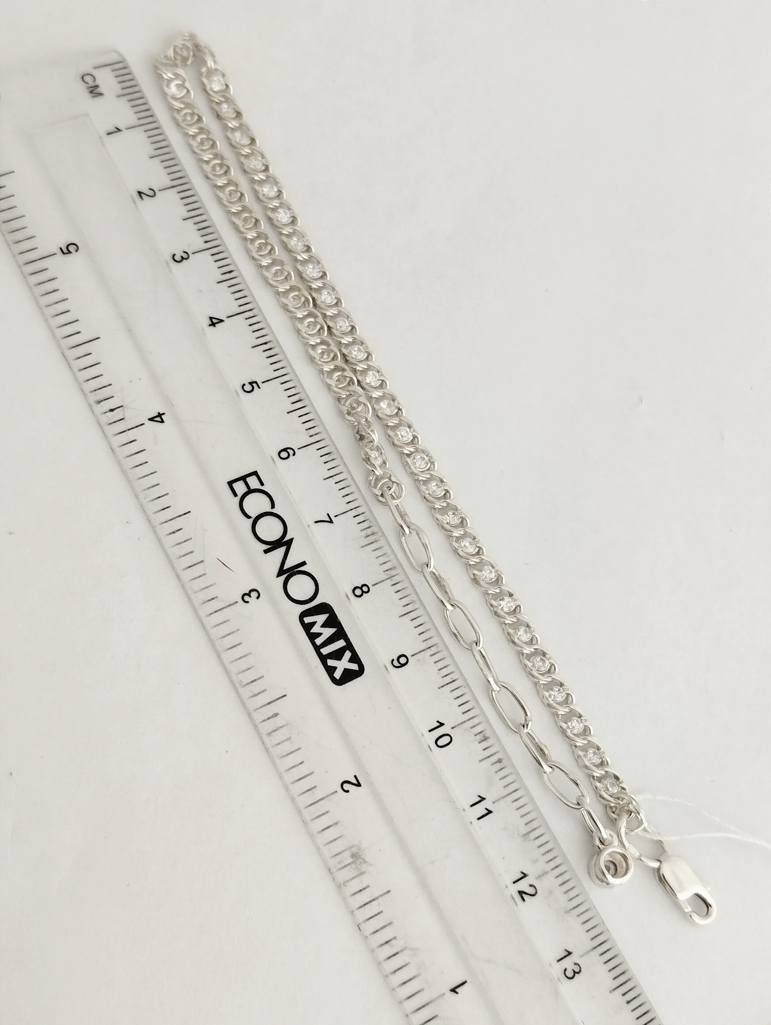 Срібний браслет із цирконієм (33539939) 2