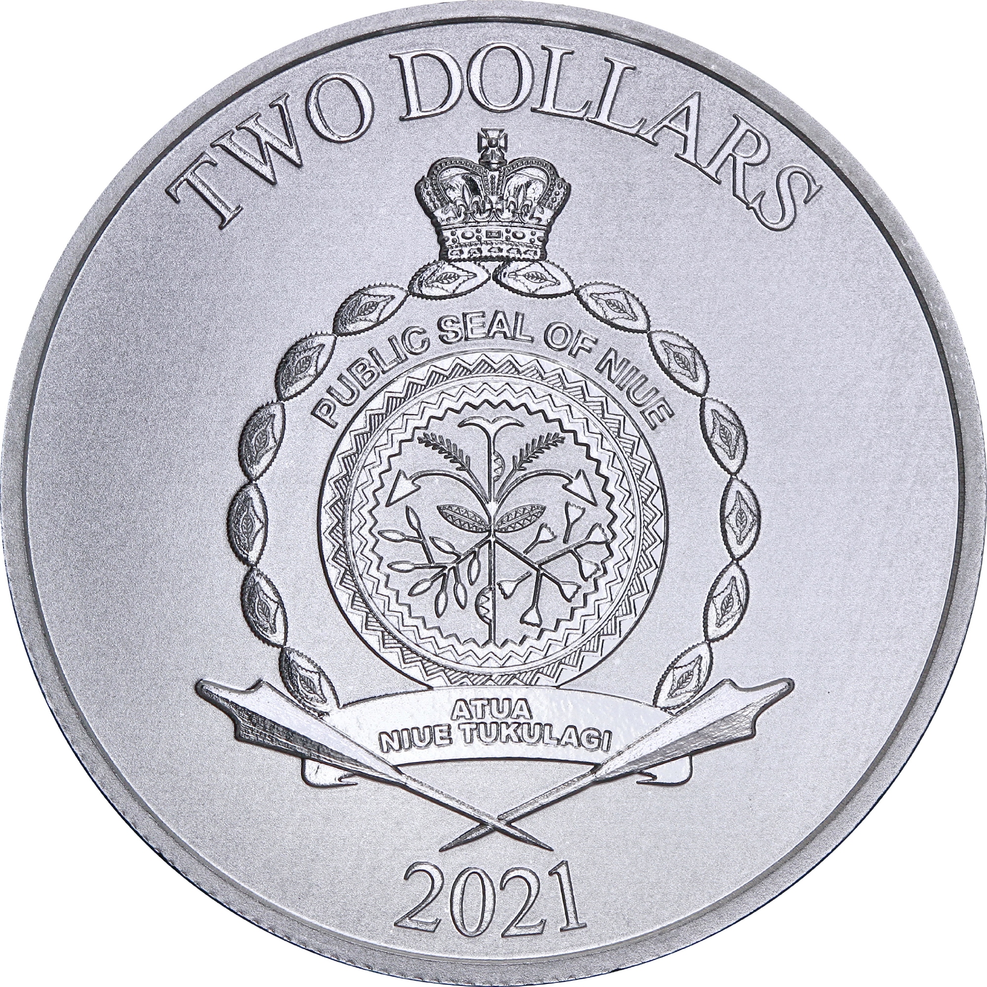 Серебряная монета 1oz Шрек 20 Лет 2 доллара 2021 Ниуэ (29128092) 2