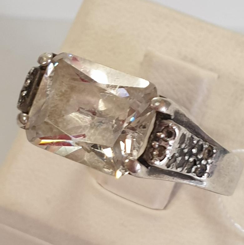 Срібний перстень із цирконієм (33858607) 1