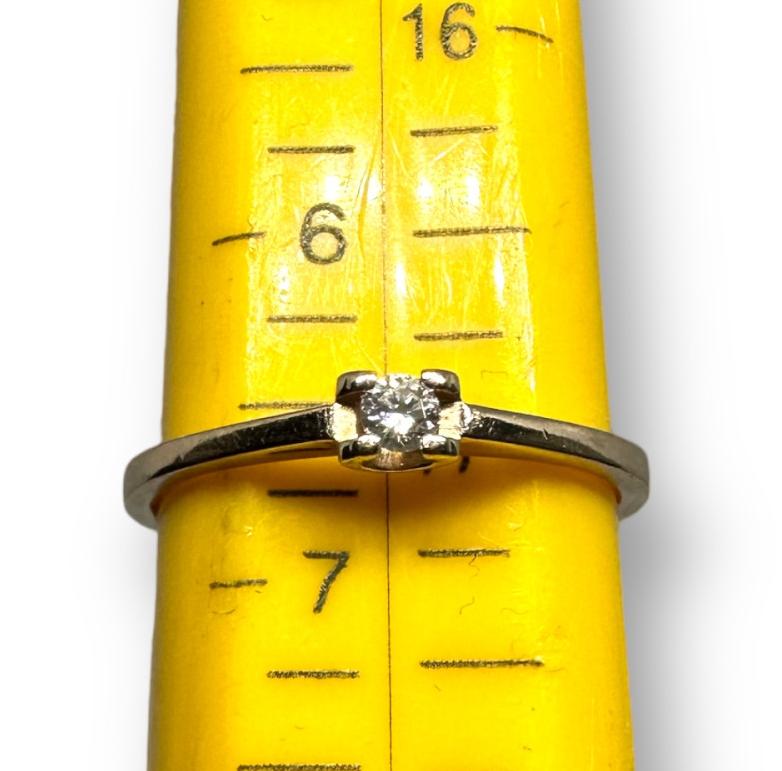 Кольцо из красного золота с бриллиантом (-ми) (30178997) 4