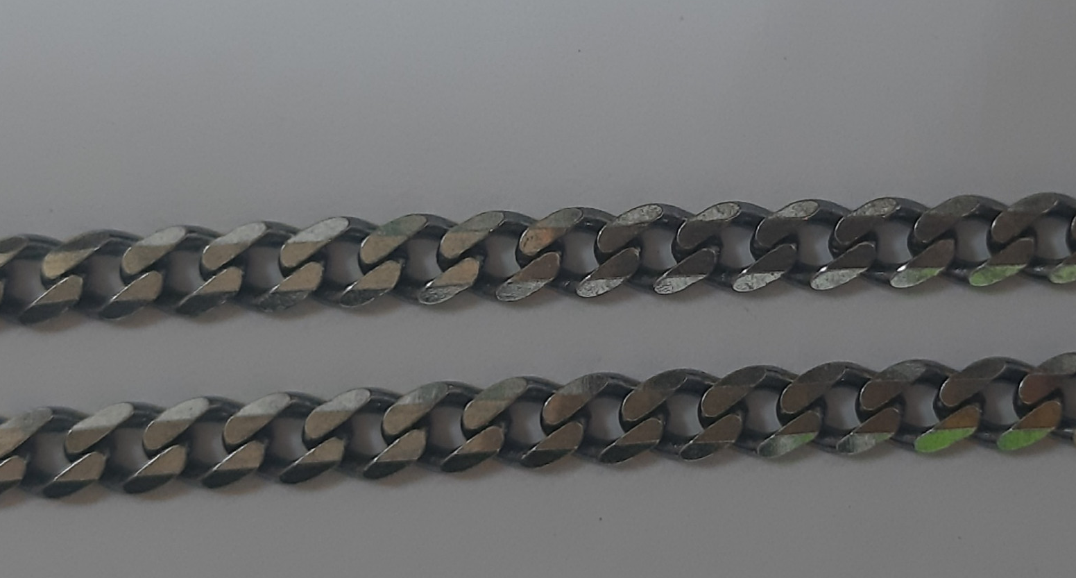 Срібний ланцюг з плетінням панцирне (32115358) 0