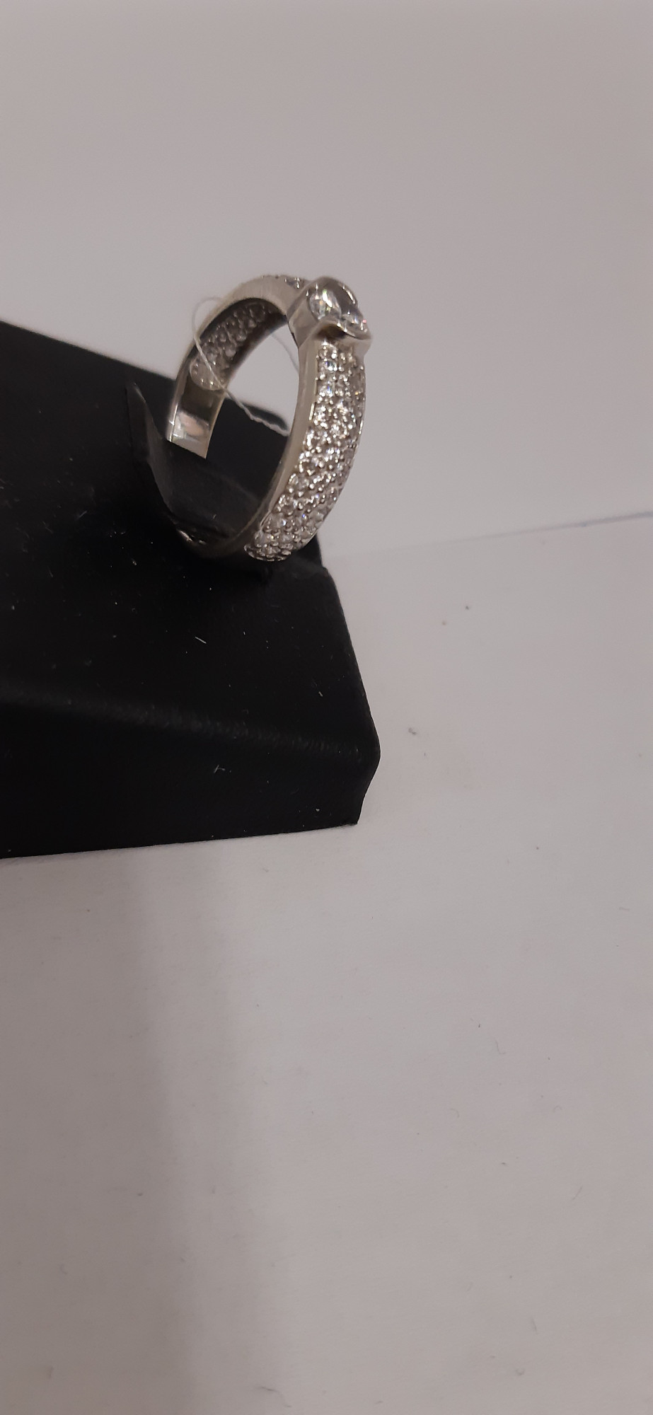 Серебряное кольцо с цирконием (30519748) 4
