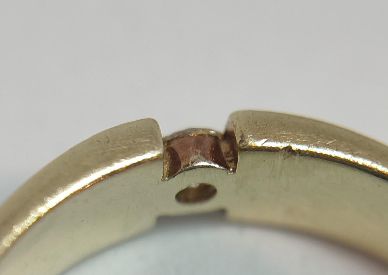 Кольцо из желтого золота с бриллиантом (-ми) (29521138)  3